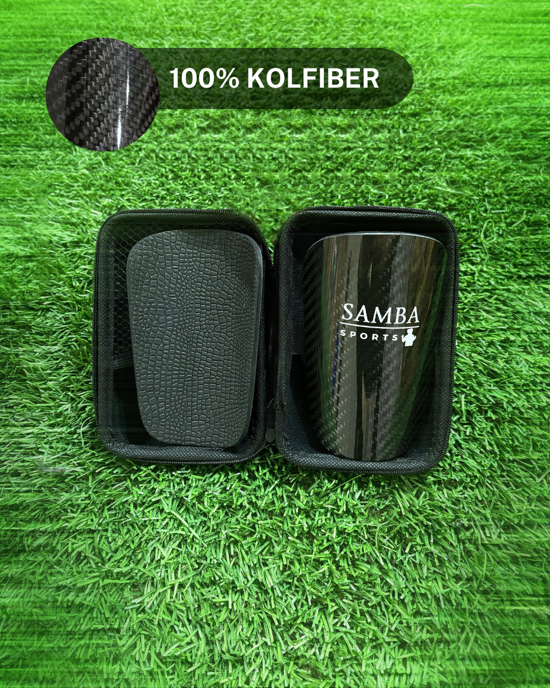 Samba Kolfiber 9x6cm